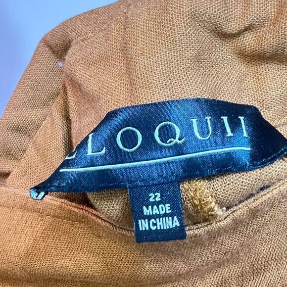 Eloquii Tan Shorts - Picture 3 of 4